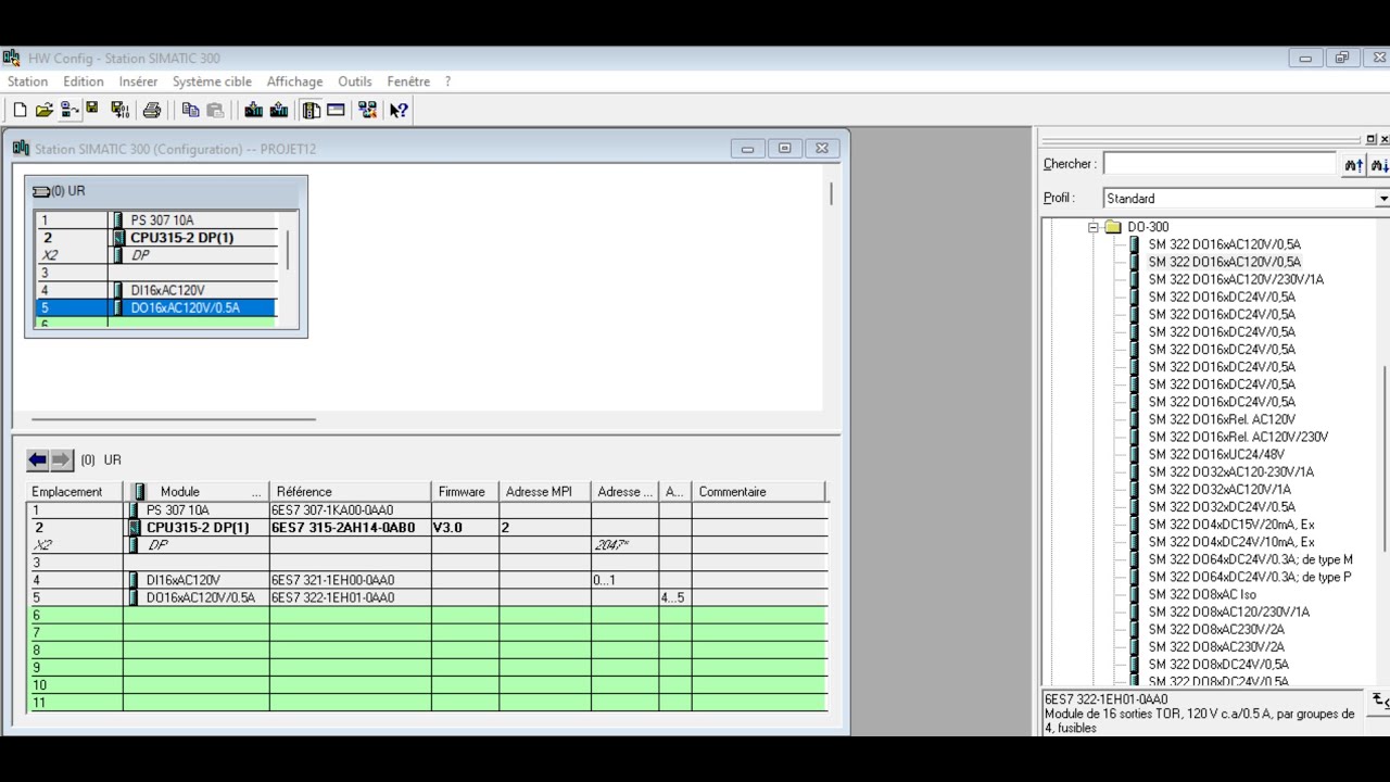 Partie 2: Configuration Matérielle Simatic manager - YouTube