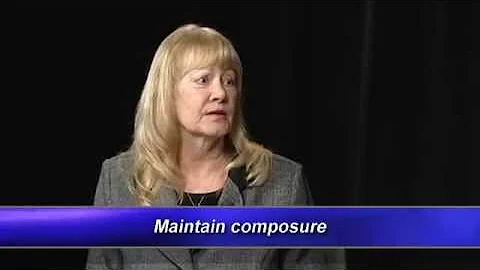 Linda Calvert Hanson Exercising Professionalism