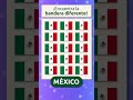 ¿Cuál es la bandera diferente? 🕵🏻‍♂️ México 🇲🇽