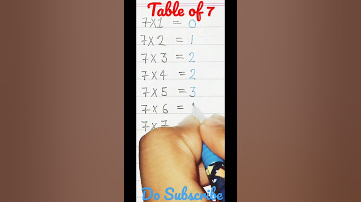 7 ka table | table trick of 7 | 7 ka table trick | #tables #table #shorts #ytshorts #table7