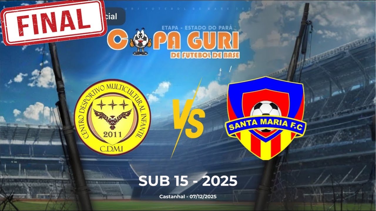 CDMI x SANT MARIA - FINAL da Copa Guri U15. 07 de dezembro de 2015.