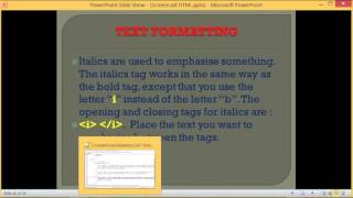 09 Text formatting