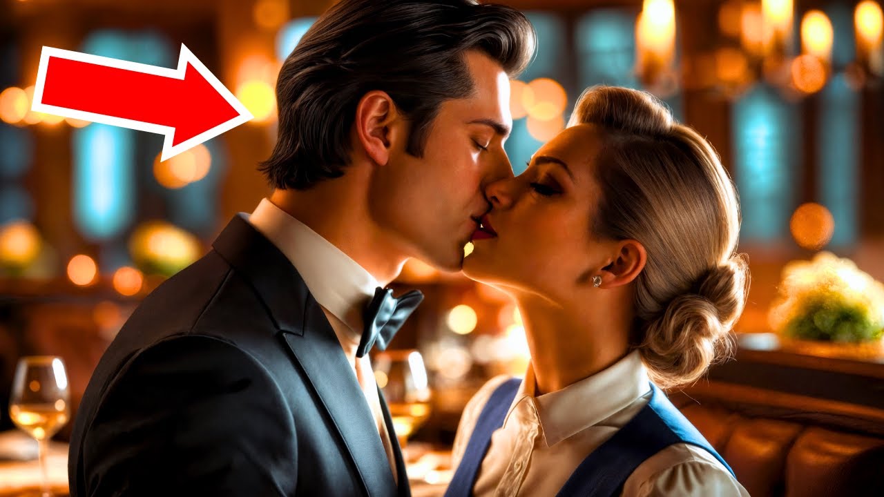 Moștenitorul A Sărutat Pentru Prima dată o Chelneriță din greșeală... ce a făcut ea a lăsat...