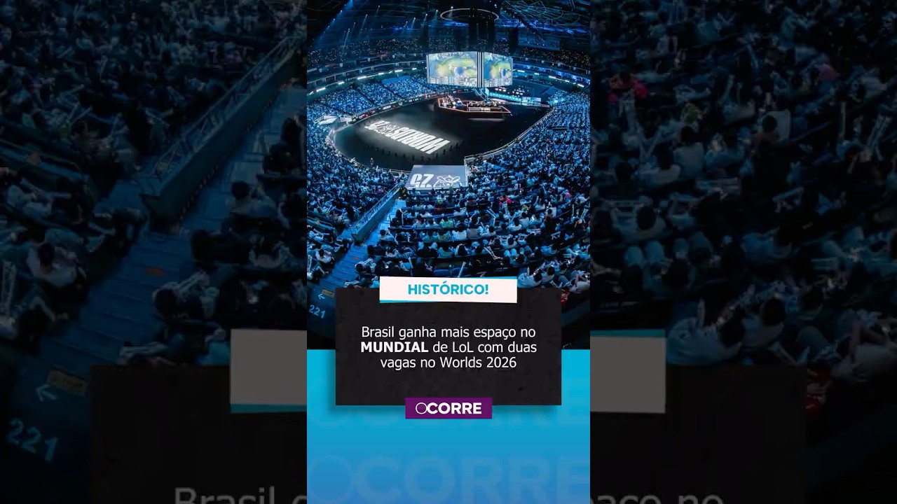 Brasil ganha mais espaço no MUNDIAL de LoL com duas vagas no Worlds 2026