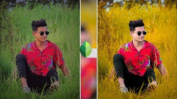 Snapseed Moody Orange Effect Photo Editing || Snapseed Background Colour Change Photo Editing