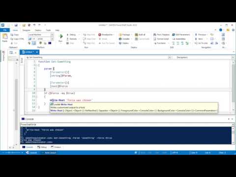 Using the Switch Parameter in a PowerShellFunction
