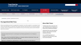 HOW to Check US visa appointment wait time #usvisa #usvisaapplication #usvisaslot