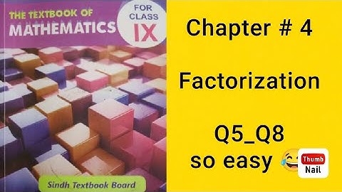 The Textbook of Mathematics class 9 | Sindh Textbook Board| Exercise 4.1 | Q5_Q8