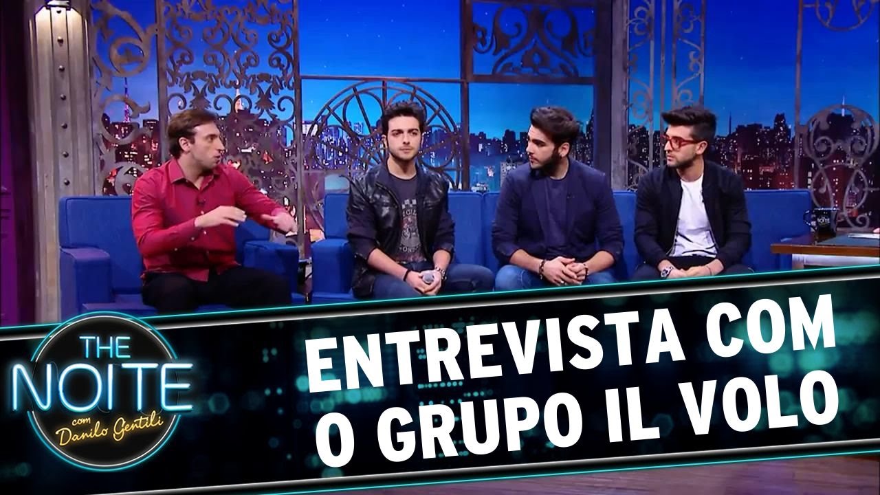 The Noite (06/05/16) Entrevista com grupo Il Volo