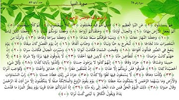سورة النبأ   تعليم الأطفال   محمد صديق المنشاوي
