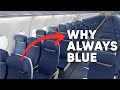 Why Plane Seats Are Always Blue