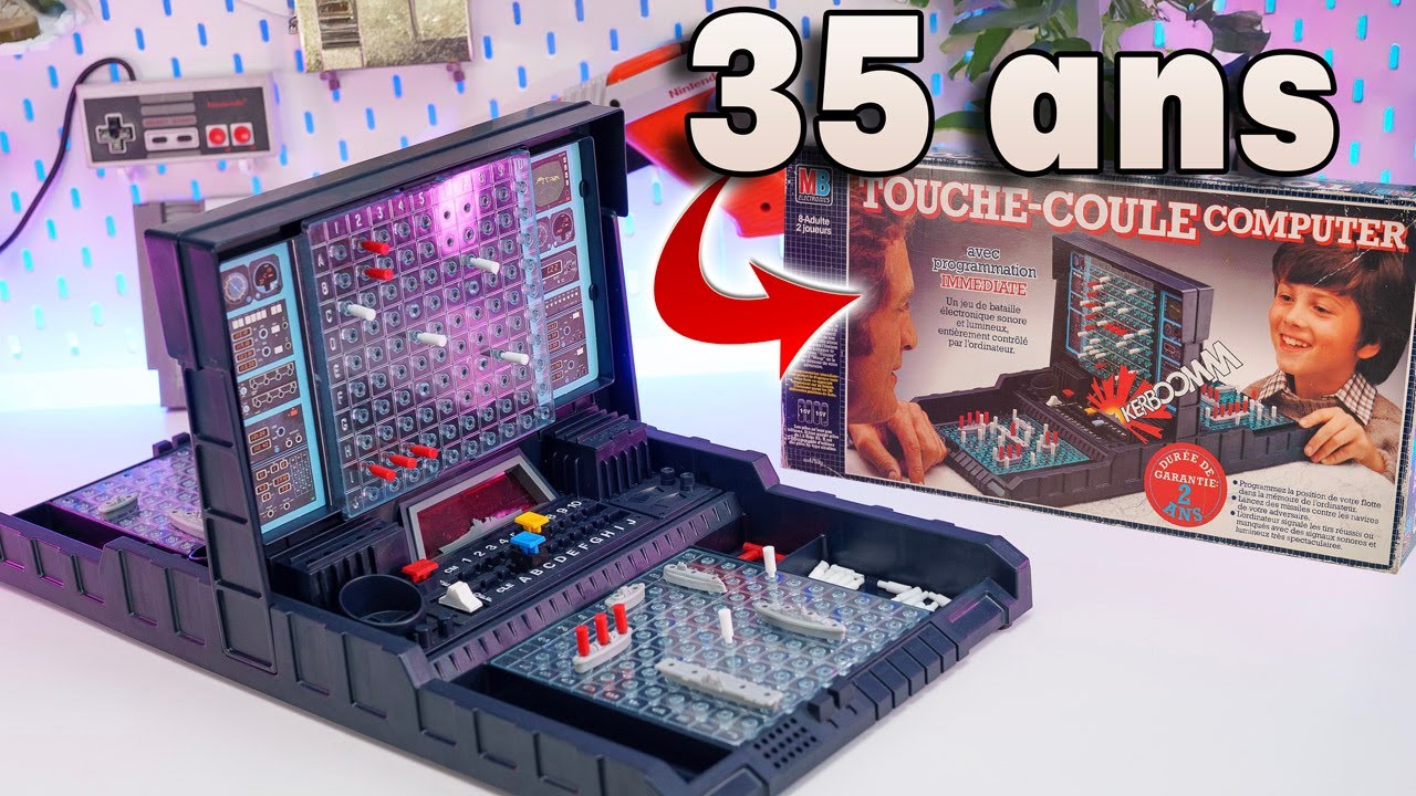 TOUCHE COULE COMPUTER de MB Je Rachète LE JEU Préféré de mon ENFANCE bataille navale électronique