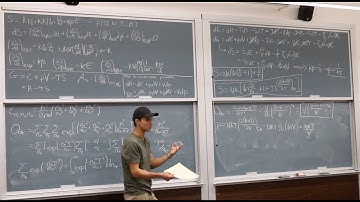 Thermodynamic State Variables in Terms of the Partition Function: Stanford University ME362A Lec. 24