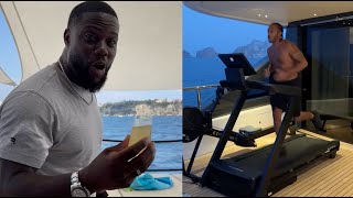 Ludacris Gives Kevin Hart Tour Of His Mega Yacht While On Couples Vacation With Their Wives
