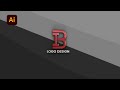 BI Logo Design | Modern Logo Design In Adobe Illustrator Tutorial For Beginner's