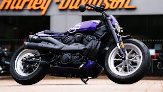 Custom Purple Harley-Davidson Sportster S Full Mods Review
