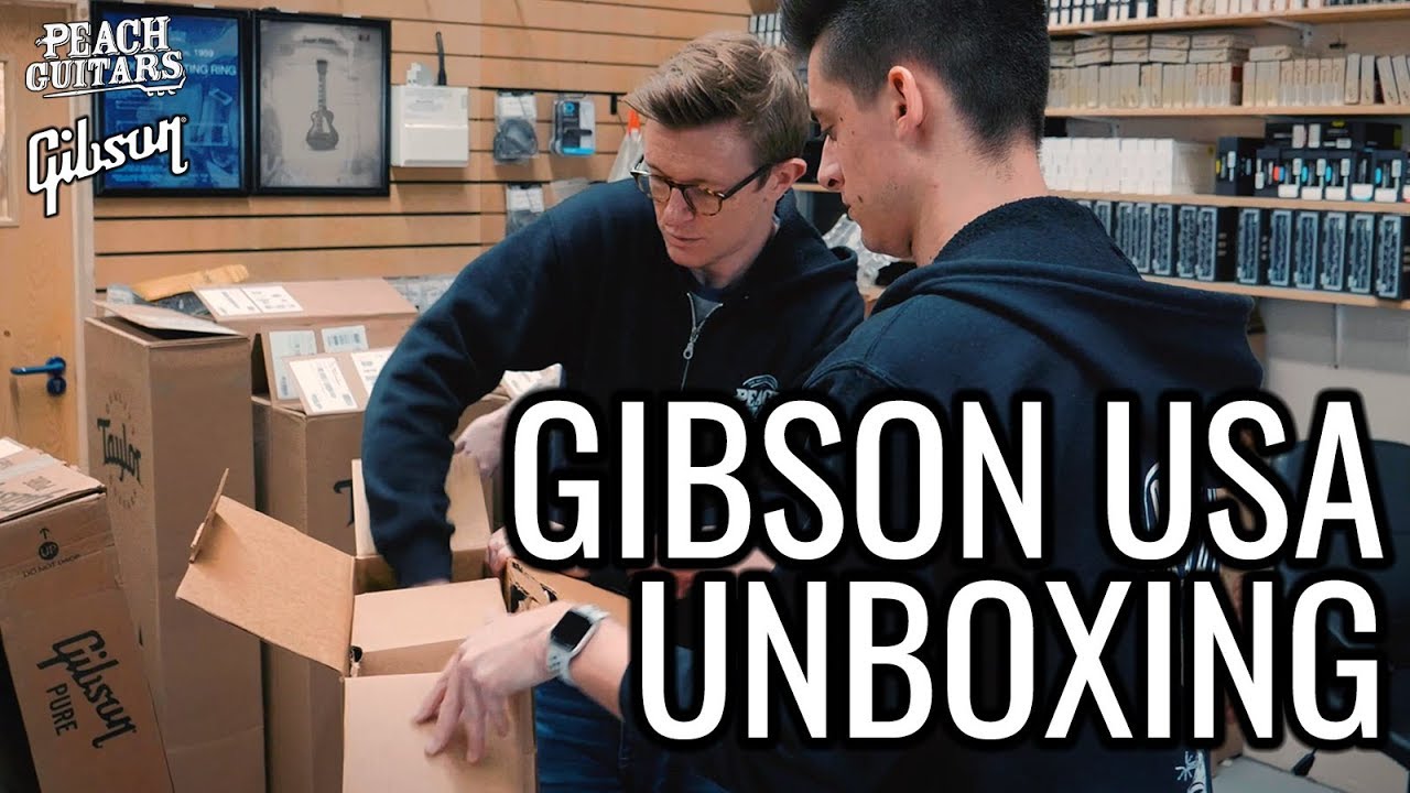 Gibson are Back! NEW Gibson USA Unboxing