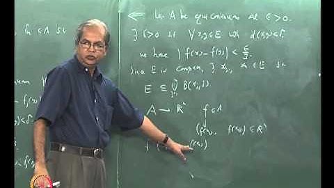 Mod-09 Lec52 Equicontinuous family of Functions: Arzela - Ascoli Theorem