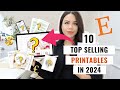 The TOP 10 Money-Making Printables To Sell On Etsy In 2024!