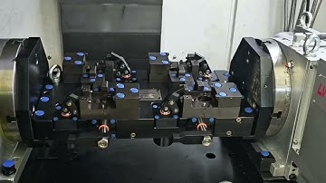 CNC 4-axis rotary table hydraulic fixture, TJR HR-255N