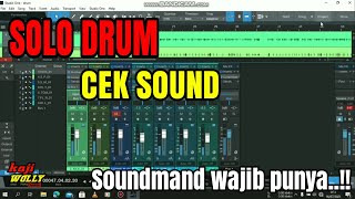 CEK SOUND MULTITRACK SOLO DRUM | soundman wajib punya , rugi kalo nggak play👍