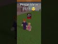 Prison life: 2016 vs 2022 😀🙁 #roblox #shorts