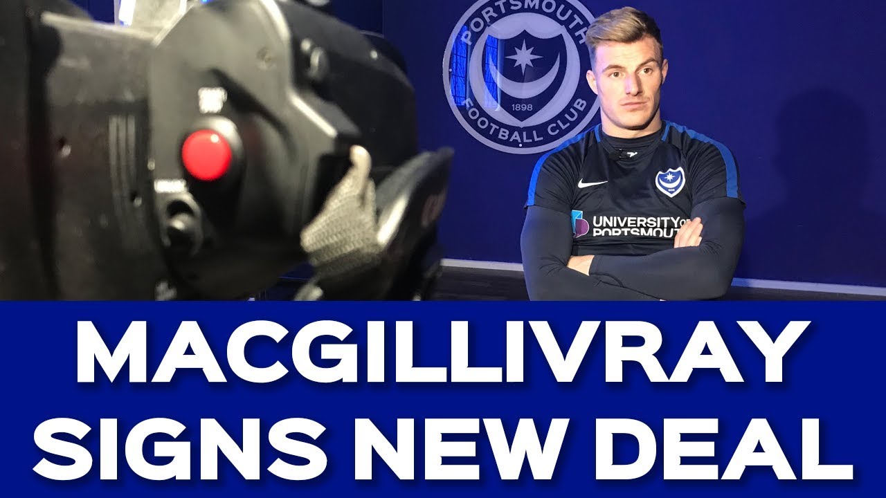 Craig MacGillivray signs new Pompey contract football score