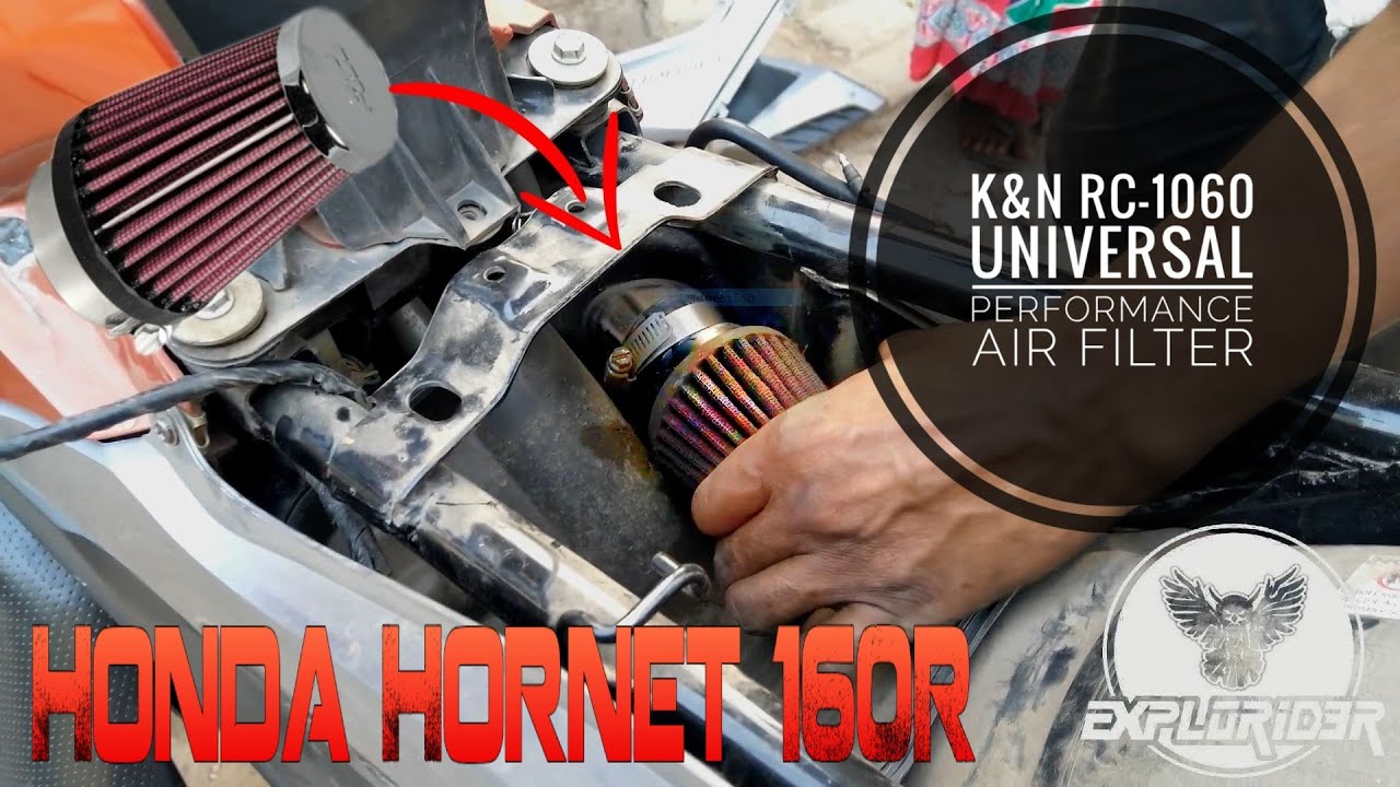How to install K&N air filter in Honda 160R 📛📛 YouTube