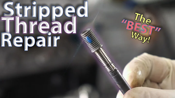 Stripped Thread Repair - Time-Serts BETTER than Heli Coils! - LS Exhaust Thread Repair!