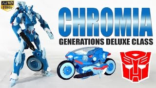 Transformers Generations Chromia Idw Deluxe Cl Robot Figure Review