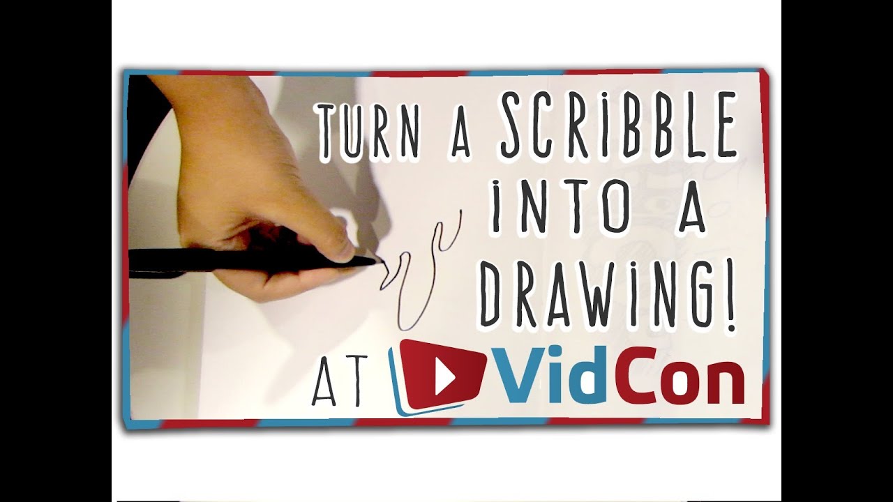 SCRIBBLE CHALLENGE - At VidCon 2014!