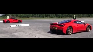 Ferrari LaFerrari vs  Ferrari 458 Speciale