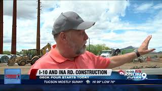 Crews to start deck pour for I-10 and Ina Road project
