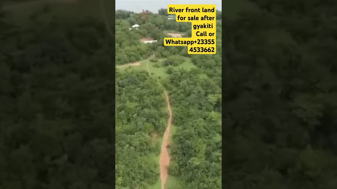 river front land for sale in Ghana