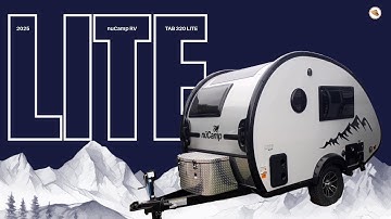 A new teardrop?? Lots of Storage!! The all new 2025 TAB 320 Lite full Walk around