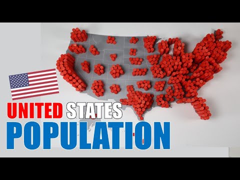 The population of the United States visualized