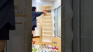 Foldable Shoe Cabinet  No  Installation Needed #satisfying #short