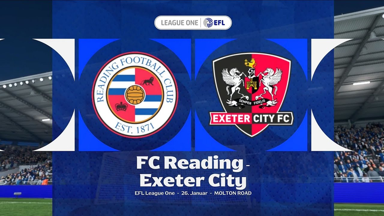EA Sports FC 26 | Reading vs Exeter City - EFL League One | Gameplay PS5