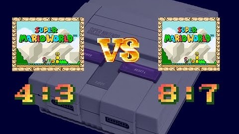 Super Nintendo Aspect Ratio