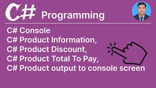 C# console  product with discount | speak khmer screenshot 4