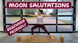 Beginner Moon Salutations | 30-Minute Yoga Flow with Warrior I & II