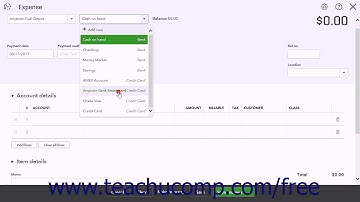 QuickBooks Online Plus 2017 Tutorial Entering Charges on Credit Cards Intuit Training
