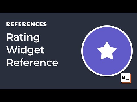 How to Use the Rating Widget in Appsmith