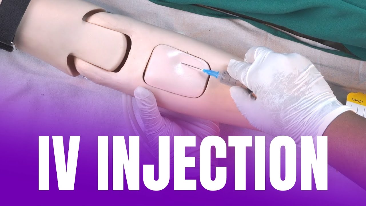 Iv Injection Sition IV Injection Procedure Step by Step | Nursing Skill Tutorial - YouTube