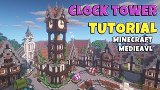 【Minecraft】 마인크래프트 중세 시계탑 건축 강좌 ㅣ 중세 마을 만들기 5