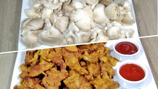 ক্রিসপি ওয়েস্টার মাশরুম ফ্রাই রেসিপি/crispy oyster mushroom fry recipe🍄🍄🍄🍄