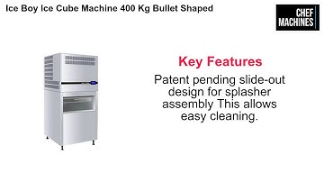 Ice Boy Ice Cube Machine 400 Kg Bullet Shaped