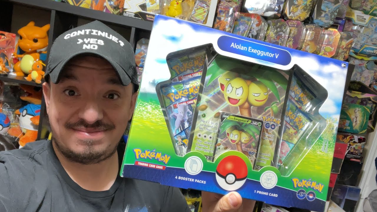  Pokemon TCG: Pokemon GO Collection—Alolan Exeggutor V : Toys &  Games