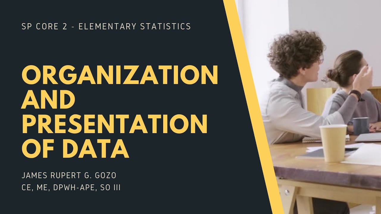 the organization and graphic presentation of data