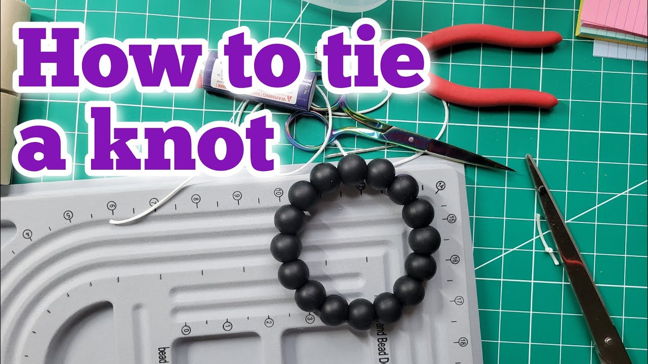 How to use Knot Grippers to make beaded wristlets 